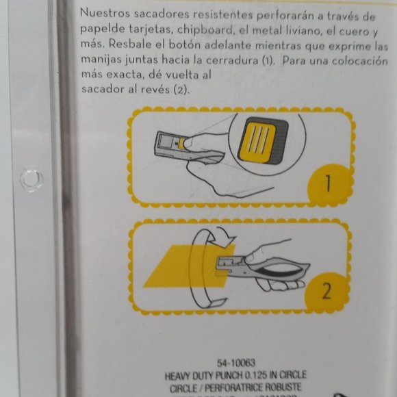 ek Tools Heavy Duty Punch Crafts 1/8" Circle - Picture 5 of 15